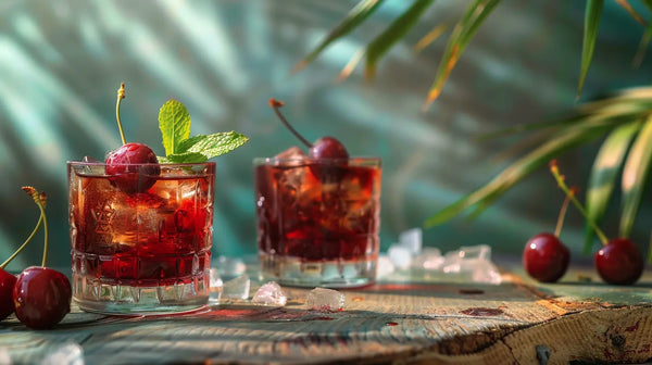 Recette rhum arrangé cerise menthe