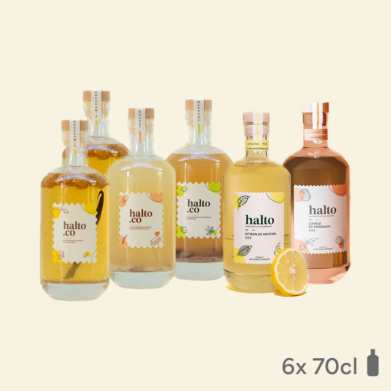 Coffret Dégustation de Rhums arrangés - 6x 70cl 30%